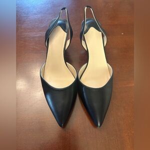 Contigo Black Slingback Heels